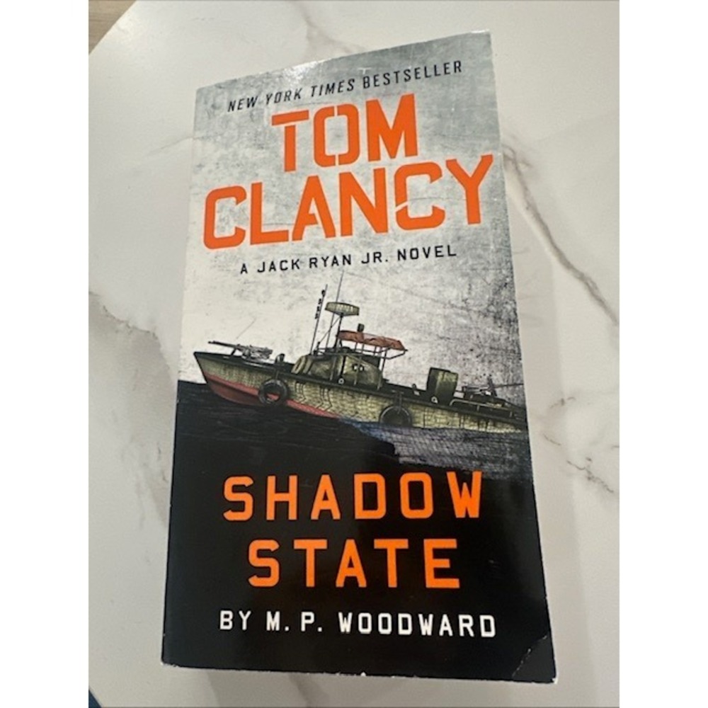 Tom Clancy Shadow State Jack Ryan Jr Novel by MP Woodward‎ Paperback Thriller